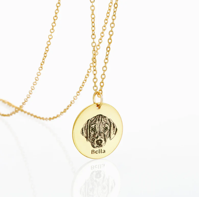 The Sonist Pet Portrait Necklace™ — Custom Photo Pendant