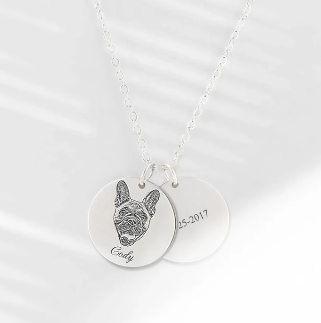 The Sonist Pet Portrait Necklace™ — Custom Photo Pendant