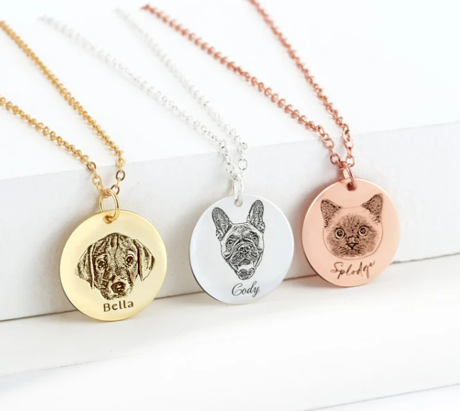The Sonist Pet Portrait Necklace™ — Custom Photo Pendant
