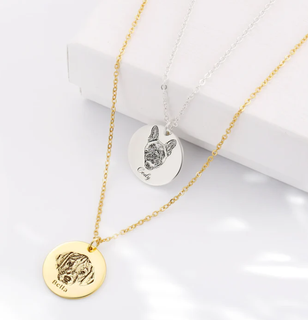 The Sonist Pet Portrait Necklace™ — Custom Photo Pendant
