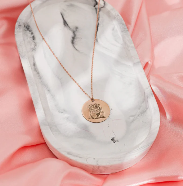 The Sonist Pet Portrait Necklace™ — Custom Photo Pendant