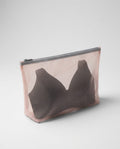 Sonist silk-mesh lingerie wash bag with jelly bra inside